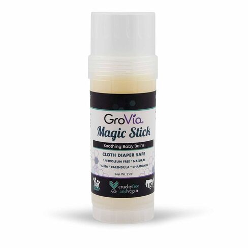 GroVia All Natural Magic Stick Baby Diaper Balm for Baby Diapering (2 oz) - Original in Kuwait
