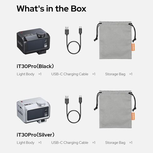 Godox iT20S iT20 S TTL Mini Camera Flash for Sony ZV-1 / ZV-E10 / ZV-1 II | 700+Flashes, 1.5s Recycling, 6 Levels (1/32-1/1 Power), USB-C Rechargeable 300mAh Battery, for Sony A7C A6400 A6000 (Silver) in Saudi Arabia