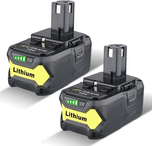 2Packs Upgraded 7.0Ah P108 18V Replacement for Ryobi 18V Battery P102 P103 P104 P105 P107 P109 P122 PBP005 PBP004 PBP003 Cordless Power Tools with Indicator in Kuwait