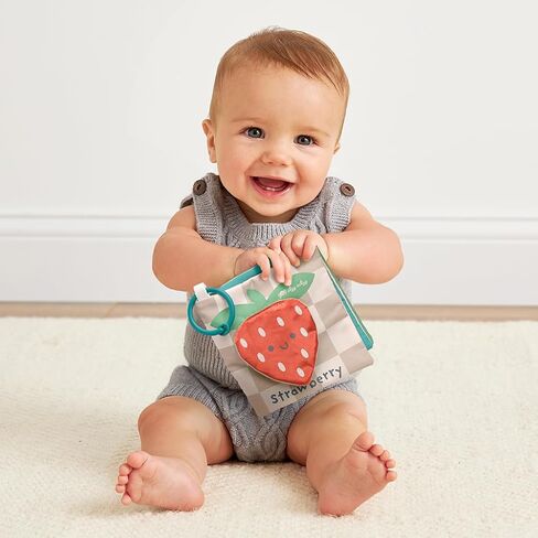 Itzy Ritzy Bunny Lovey & Crinkle Book Gift Set - Learn & Snuggle Gift Set Includes Soft Sherpa Bunny Lovey & Soft Book with Flap, Textures & Crinkle Sounds (Bunny) in Kuwait