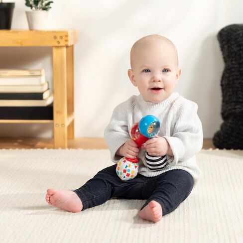 Baby Einstein Shake & Groove Toy Maracas Instrument Toy, for Ages 3+ Months and Up in Kuwait