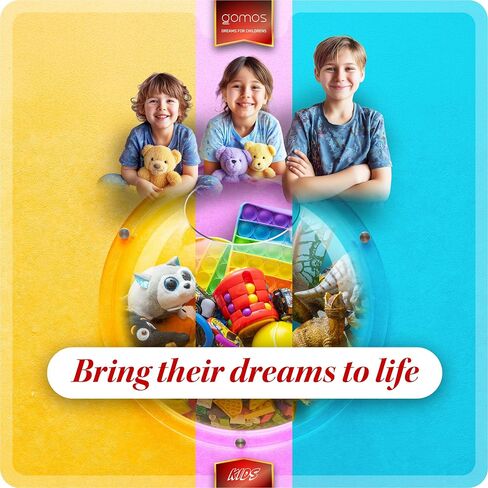 Gomos Acrylic Wall Organizer - 2-Pack Wall Toy Storage and Display - Transparent Bubble Organizer for Kids Room - Easy Installation, Back Panel Included in Kuwait
