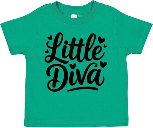 inktastic Little Diva Cute Heart Design Toddler T-Shirt in Kuwait