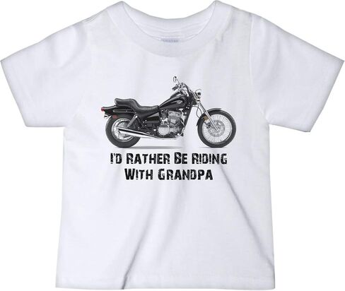 CarefreeTees I'd Rather Be Riding with Grandpa (Baby Bodysuit or T-Shirt) in Kuwait