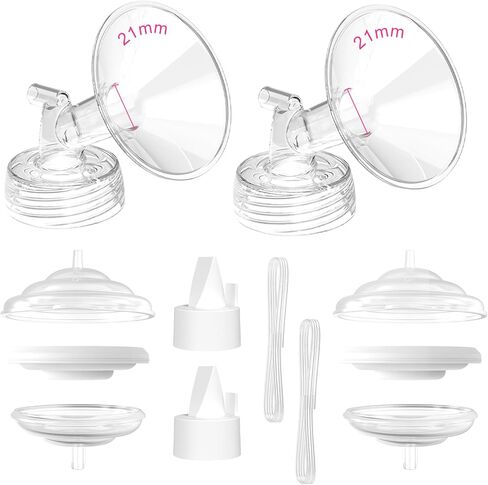 Spectra Replacement Pump Parts Complete Kit for S1/S2/9 Plus/Synergy Gold | Breast Pump Parts Help to Restore Pump Suction, Include Spectra Flanges 21mm/Valves/Backflow Protectors/Tubing in Kuwait