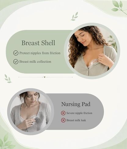 Oiomniv Breast Milk Collector, Milk Collectors for Breastfeeding Silicone | Milk Catcher Breastmilk Collection Nursing Cup BPA Free 60ML Milk Saver with 20 Breastmilk Storage Bags Storage Box, 2PCS in Kuwait