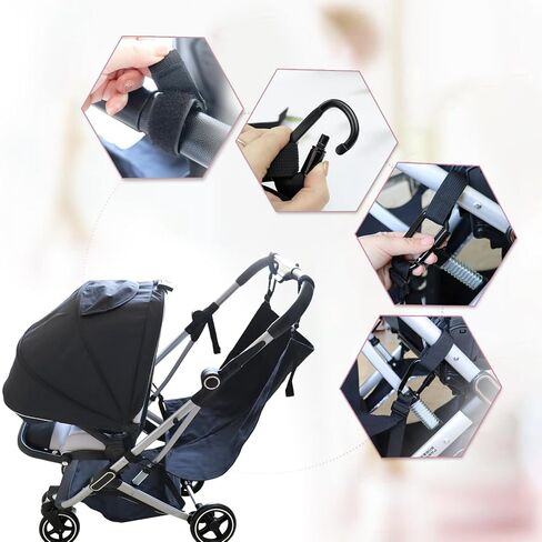 Stroller Hammock Seat Attachment for Toddler, Second Child Sibling Seat Portable Sling, Fits Most Full-Size Strollers in Kuwait