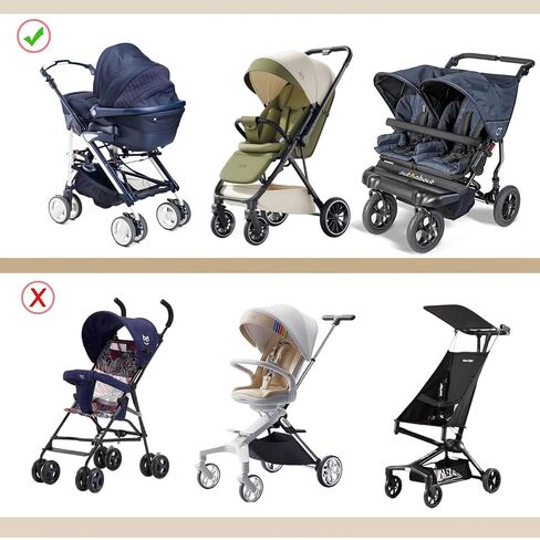 Stroller Hammock Seat Attachment for Toddler, Second Child Sibling Seat Portable Sling, Fits Most Full-Size Strollers in Kuwait