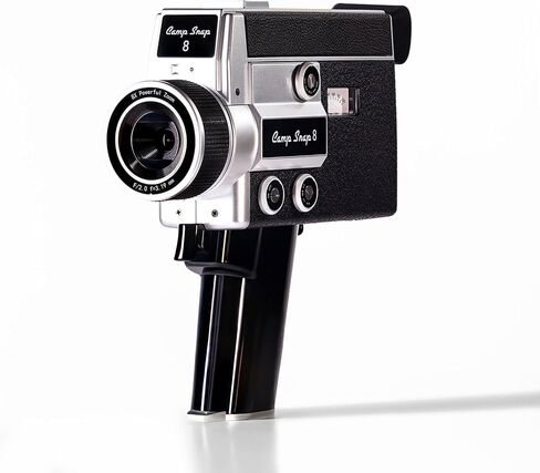 Camp Snap CS-8 digital camera - 2.7K video recorder for Youtube, screenless camera, 8x digital zoom, with 5 customizable movie filters, included SD card and USB-C battery in Kuwait