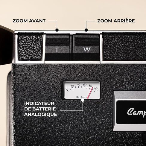 Camp Snap CS-8 digital camera - 2.7K video recorder for Youtube, screenless camera, 8x digital zoom, with 5 customizable movie filters, included SD card and USB-C battery in Kuwait