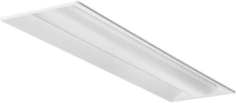 Lithonia Lighting 2x4 LED Troffer Light, 4000 Lumens, 4000K Cool White | BLT Series Low Profile LED Drop in Ceiling Light for Dropped Ceiling with Curved Ribbed Diffuser in Kuwait
