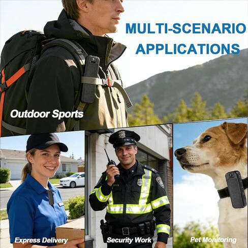 Mini Body Cameras with Video Recording, Wearable Portable Size | 1080P, Night Vision, Visible Wearable Back Clip, 180° Rotatable Lens, Portable Camcorder in Kuwait