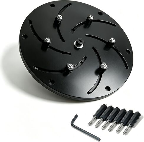 12" Self-Centering Face Plate 1"X8TPI for Gripping Rips Bowls, Platters and Hollow Turning Blanks, Woodturning Tools, Woodlathe Chuck. in Kuwait