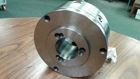 8" 4-Jaw Self-Centering Lathe Chuck top&bottom jaws w. D1-4 adapter plate in Kuwait