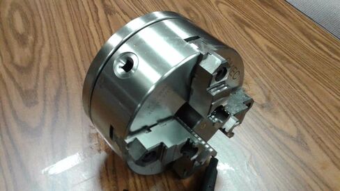 8" 4-Jaw Self-Centering Lathe Chuck top&bottom jaws w. D1-4 adapter plate in Kuwait
