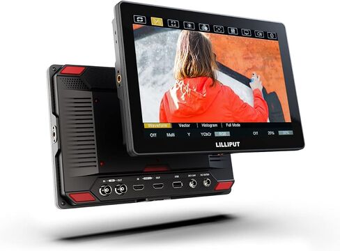 LILLIPUT HT Series 2000nits Ultra-Bright Touch Control Screen with HDMI 2.0 3G-SDI Input Output LANC 3D-LUT Waveform Histogram 5" HT5S,7" HT7S and 10.1? HT10S (HT7S-7 1920x1200) | HDMI 2.0 3G-SDI Input Output LANC 3D-LUT Waveform Histogram 5' HT5S, 7' HT7 in Saudi Arabia