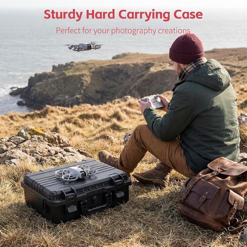 Waterproof Hard Carrying Case for DJI Neo 2/Neo 1 Fly More Combo | Holds 7 Batteries, Fits Drone, DJI RC 2/RC-N3 Remote Controller, Charging Hub & Accessories | Shockproof, Dustproof in Kuwait