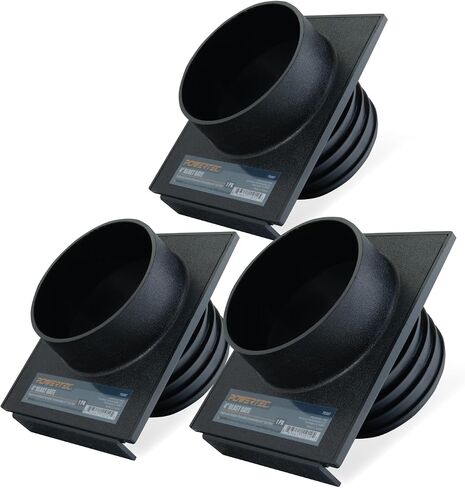 POWERTEC 70287 4 Inch Blast Gate Dust Collection Quick Change Threaded/Non-Threaded Ends for Dust Hoses and Flanges in Kuwait