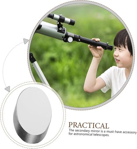Reflector Secondary Mirror for Telescope Spherical Astronomical Mirror Glass Easy Install in Kuwait