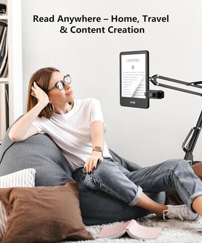 Fuloview Remote Control Page Turner for Kindle Paperwhite Kobo eReaders, Page Turner Clicker with Wireless Remote Compatible with iPad, Tablets, Cellphones in Kuwait