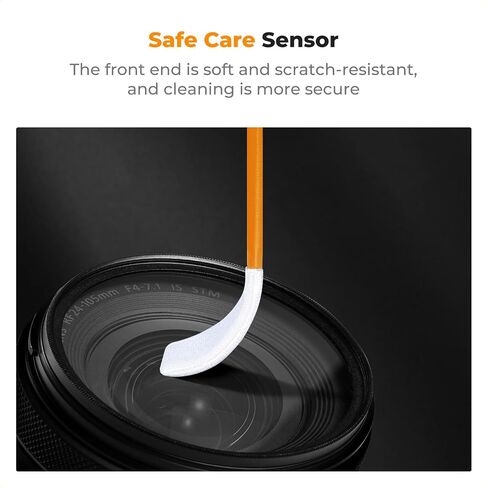 K&F CONCEPT APS-C Frame Sensors Cleaning Swabs X6,for CCD and CMOS | Vacuume Packaging, Soft and Flexible, Smooth and Lint-Free,Precision Cleaning,Portable,for Nikon Sony Canon Camera Clean,MA02 in Kuwait