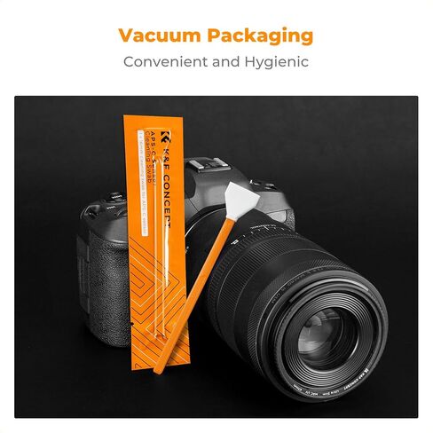 K&F CONCEPT APS-C Frame Sensors Cleaning Swabs X6,for CCD and CMOS | Vacuume Packaging, Soft and Flexible, Smooth and Lint-Free,Precision Cleaning,Portable,for Nikon Sony Canon Camera Clean,MA02 in Kuwait