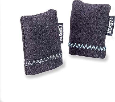 Carson Stuff-It Go Microfiber Lens Cloth Cleaning System - 2 Pack (SN-10AM), Black in Kuwait