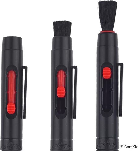 Camera Lens Cleaning Kit - Air Blower, Cleaning Brush, 2in1 Lens Cleaning Pen, 50 Individually Wrapped Wet Tissues and 4 Microfiber Cloths in Kuwait