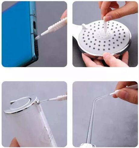 Cleaning Brush Set 10-Pack - Mini Brushes for Phone Charging Port, Speaker & Receiver, Anti-Clogging Tool for iPhone, iPad, AirPods, Tablet & Camera Lens in Kuwait