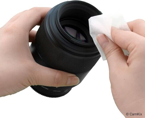 Camera Lens Cleaning Kit - Air Blower, Cleaning Brush, 2in1 Lens Cleaning Pen, 50 Individually Wrapped Wet Tissues and 4 Microfiber Cloths in Kuwait