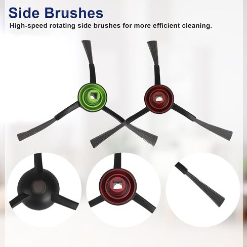 19 PCS Accessories Kit for ECOVACS DEEBOT N10 PLUS/T9+/N8 PRO+ Robot Vacuum | for N8+ Robot Vacuum, T8AIVI+, T8+ Robot Vacuum, Replacement Parts Main Brush, Side Brush, Filter, Mop pads, Dust Bag in Kuwait