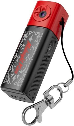 2K HD Lipstick Mini Keychain Camera 230° Rotatable Autofocus Portable Pocket Video Recorder Camcorder in Kuwait
