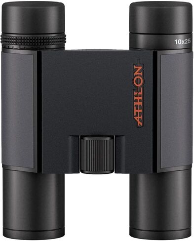 Athlon Optics 10x25 Midas G2 UHD Black Binoculars with Eye Relief for Adults and Kids, High-Powered Binoculars for Hunting, Birdwatching, and More in Kuwait