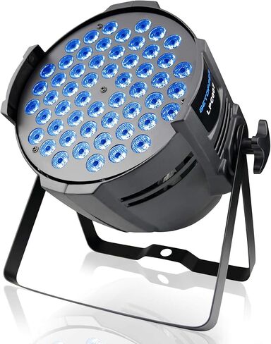 Betopper DJ Lights, 54 x 3W RGB LED Stage Par Lights, DMX/Sound(LPC007, 1P) | Auto/Sound/DMX512/Master,Lighting range 6~10M,optical angle 26°,Built-in cooling fan,for Church,Concert,Wedding,Party,Bar in Kuwait