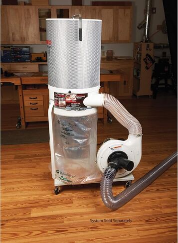 Woodriver Dust Connection Dust Bag And Filter Clamp - 500 Mm / 20" Diameter in Kuwait