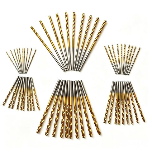 60Pcs Micro Drill Bits Set 1/8 1/16 3/64 5/64 3/32 7/64 Jobber Length Twist Drill Bit Set for Steel Wood Plastic Aluminum Alloy in Kuwait