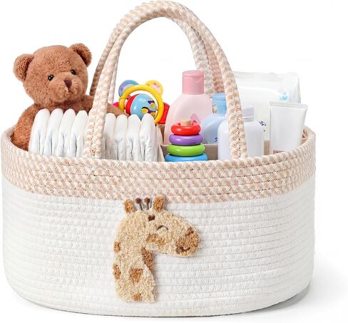 Diaper Caddy Organizer Teddy Bear Empty Gift Basket in Saudi Arabia