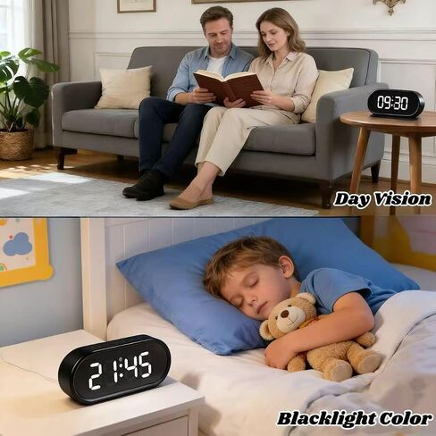 Clock Camera - Indoor Security Camera - Indoor Security Nanny Camera for Baby Monitor, 150 ° Wide Angle Field of View Hidden Camera Clock, 1080P Camera for Home Security in Kuwait