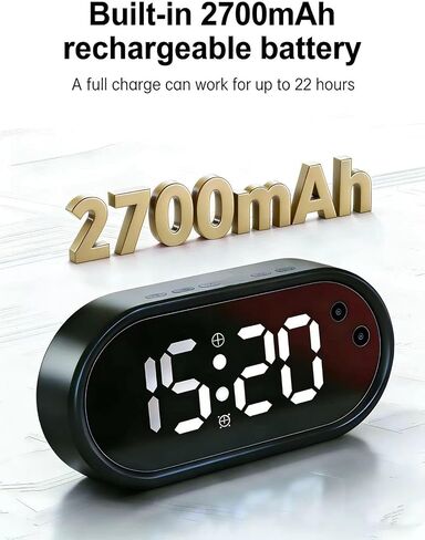 Clock Camera - Indoor Security Camera - Indoor Security Nanny Camera for Baby Monitor, 150 ° Wide Angle Field of View Hidden Camera Clock, 1080P Camera for Home Security in Kuwait