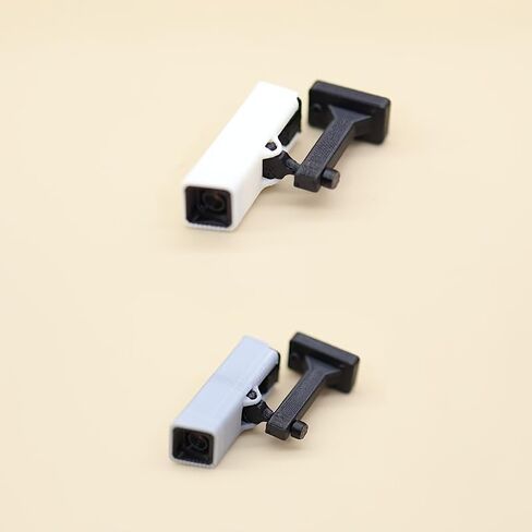 Miniature Security Camera Models in 1:12 Scale, Made of Non-Electric ABS Material, Perfect for Dioramas, Photography Props, and Vintage Decor in Kuwait