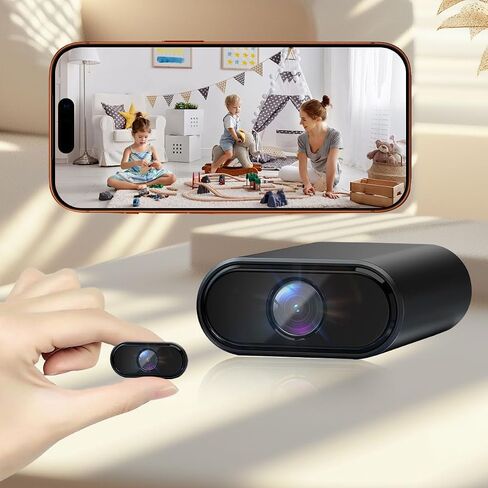 Mini Camera, 1080P Wireless Small Camera - Indoor Security Cameras with Night Vision & Motion Detection, APP Control Nanny Cam for Home, Office, Kids, Pet Monitoring, Miniguard Cam, SD/Cloud Storage in Kuwait