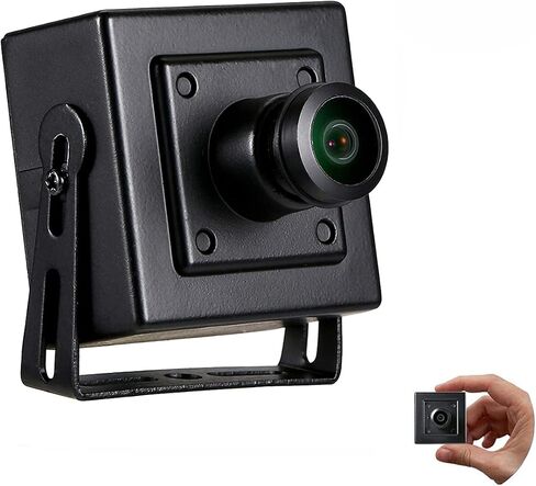 5MP POE IP Mini Camera, Ultra HD 2880x1620P, 1.7mm Fisheye Lens(170°FOV), Small Camera H.265 Surveillance Motion Detection, PC/Phone App(I706-3-P) in Kuwait
