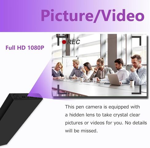 Security Camera,Hidden Spy Camera, 1080P Nanny Cam for Indoor/Outdoor Surveillance with Night Vision, Motion Detection | Portable, 10,000mAh Long Battery, Indoor/Outdoor Surveillance, Night Vision, Motion Detection in Kuwait