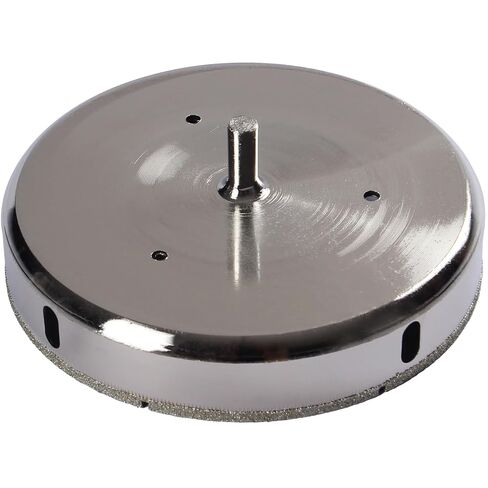 7.5 Inch Diamond Hole Saw | Solid Steel Core Bit for Toilet Flanges, Large Floor Drains, Tile, Granite & Glass | 3/8" Shank in Kuwait