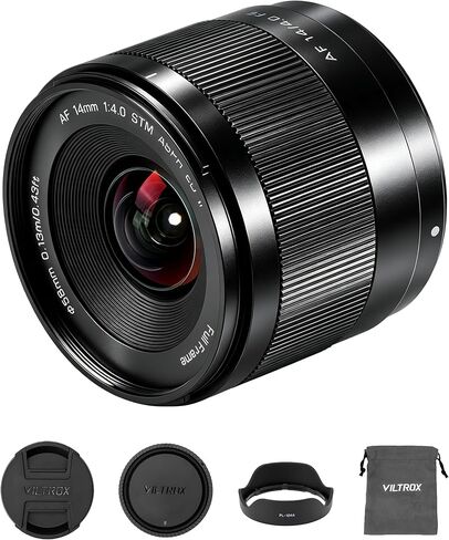 VILTROX AF 20mm F2.8 FE Auto Focus Lens for Sony E-Mount, Full Frame Ultra Wide Angle Prime Lens for Vlog, Landscape, Portrait, Compatible with a7CR a7C II a7C a6700 ZV-E100 a6600 a6400 a7IV a7III in Kuwait
