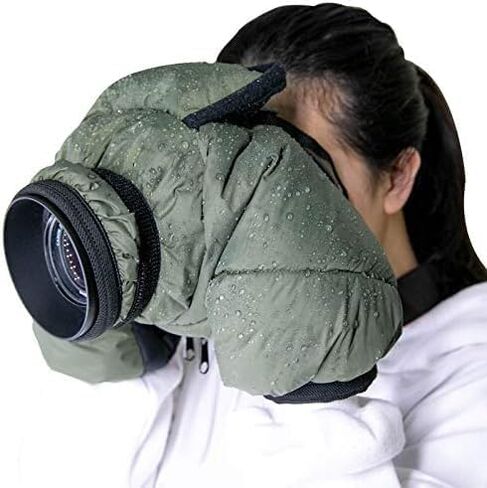Camera Rain Cover, Waterproof Raincoat for mirroless Cameras and Lenses, Photography Camera Protector Accessories in Kuwait