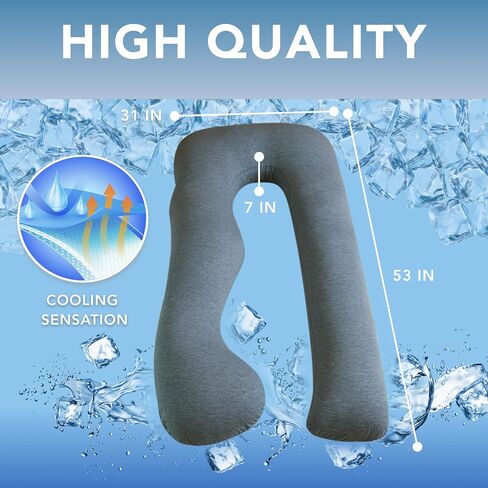 Pregnancy Pillow, Body Pillow, Side Sleeper Pillow, Cooling in Kuwait