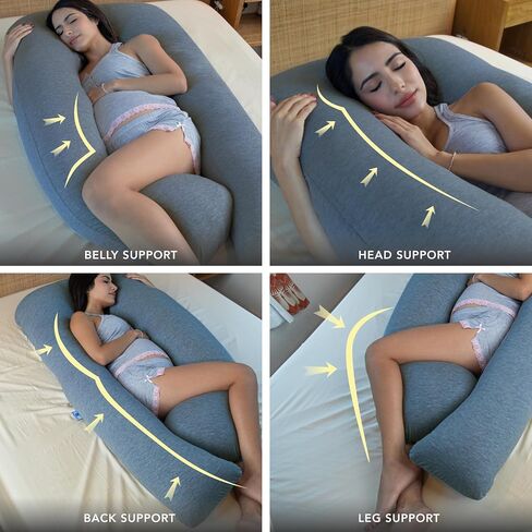 Pregnancy Pillow, Body Pillow, Side Sleeper Pillow, Cooling in Kuwait