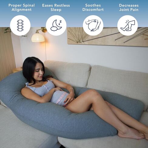 Pregnancy Pillow, Body Pillow, Side Sleeper Pillow, Cooling in Kuwait