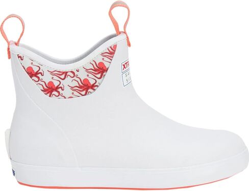 XTRATUF 6" SALMON SISTERS ANKLE DECK BOOT - WOMEN’S White/Octopus (XWAB-101) in Kuwait